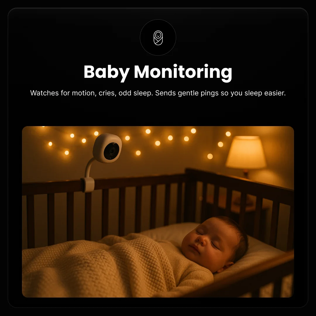 Baby crib monitoring notebook preview